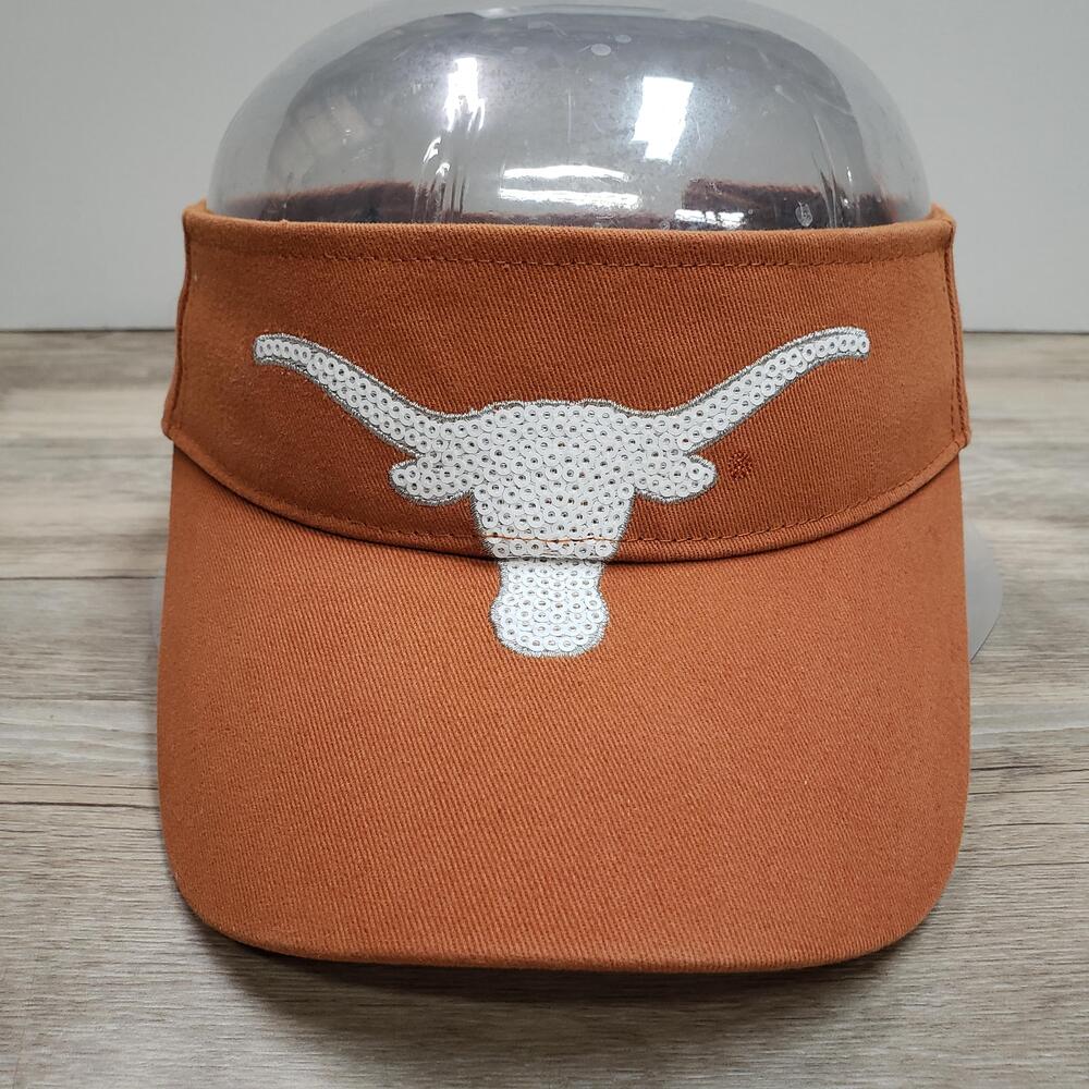 Texas Longhorns Hat Visor Strap Back Womens One Size Orange NCAA 47 Brand